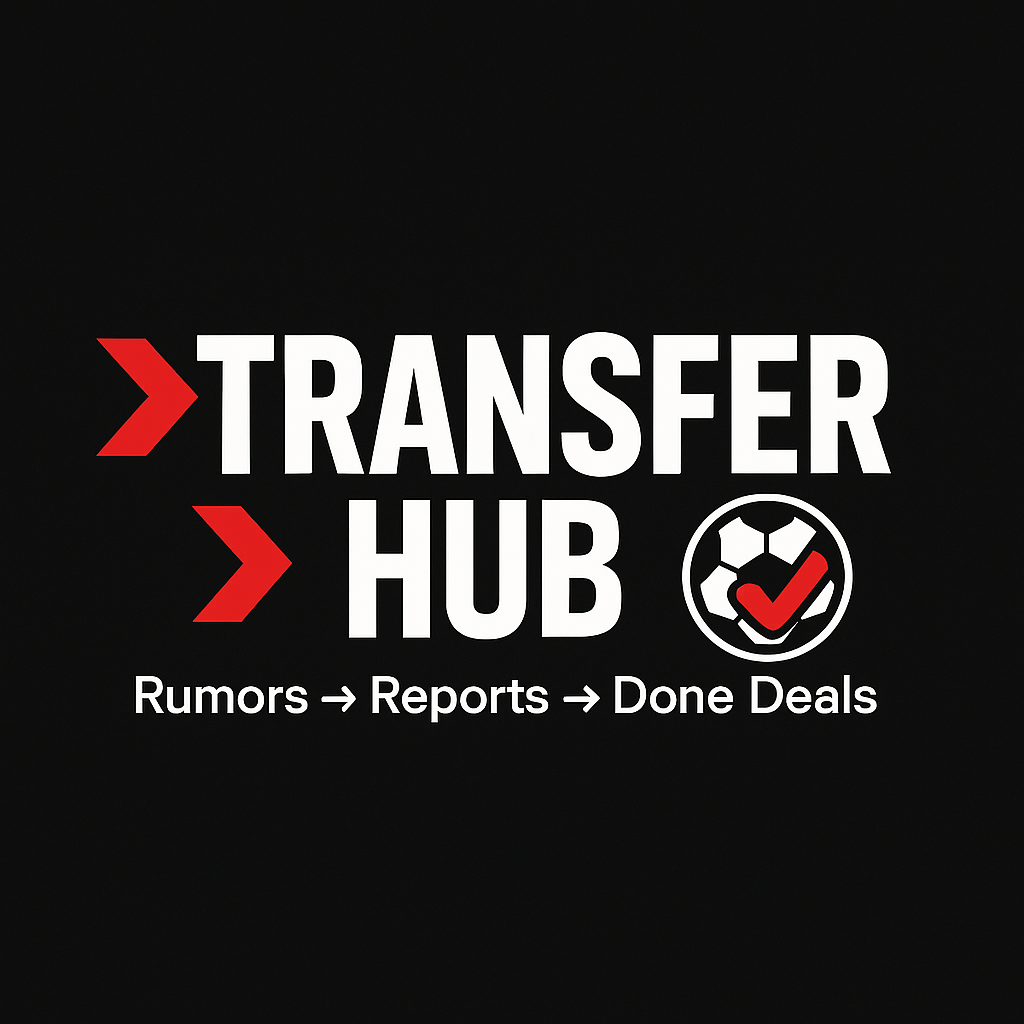 Transfer Hub site icon – football transfer news symbol